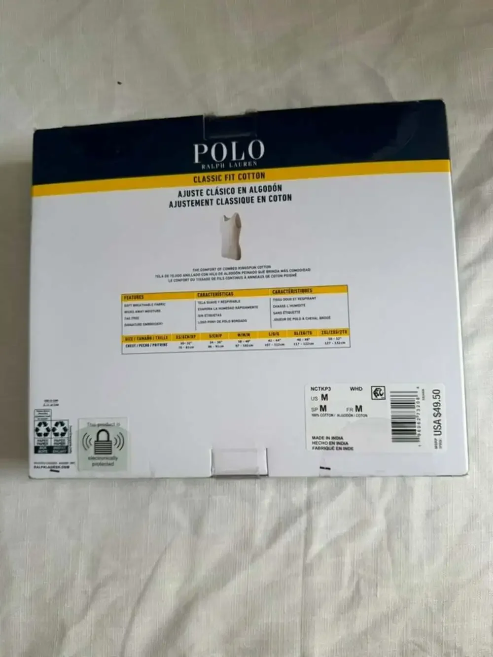 Polo Ralph Lauren Classic Fit Cotton 3-Pack Tanks